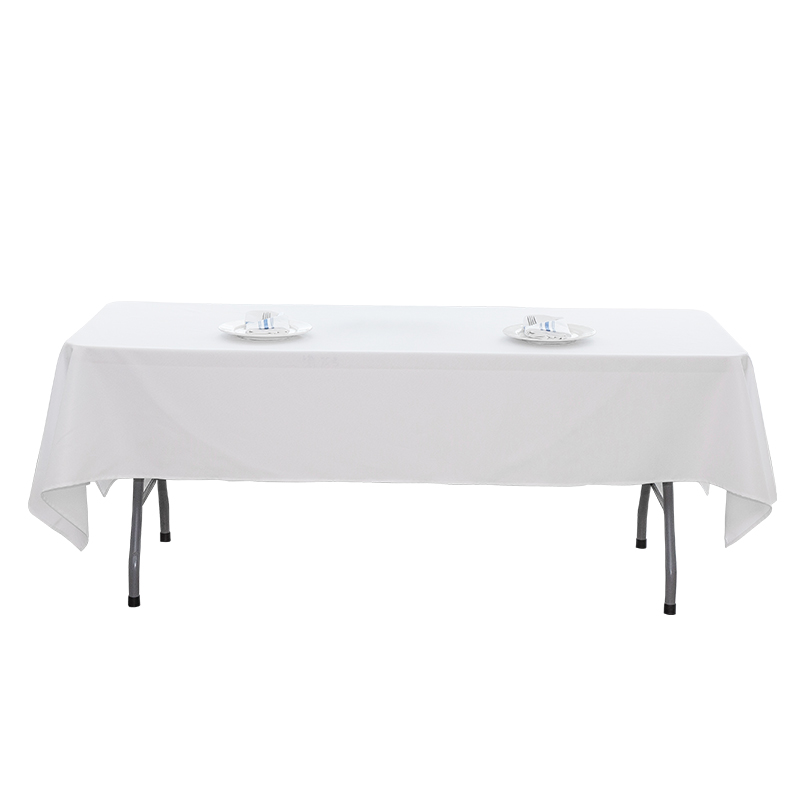 60x102 '' 217GSMポリエステル固形色の結婚式宴会のテーブルクロス